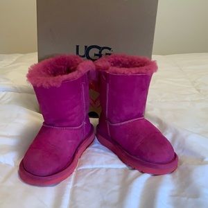 Toddler pink UGG boots